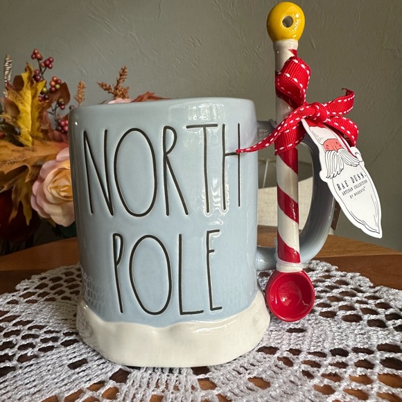 Rae Dunn Other - 🛑SOLD‼️Ceramic “North Pole” coffee mug